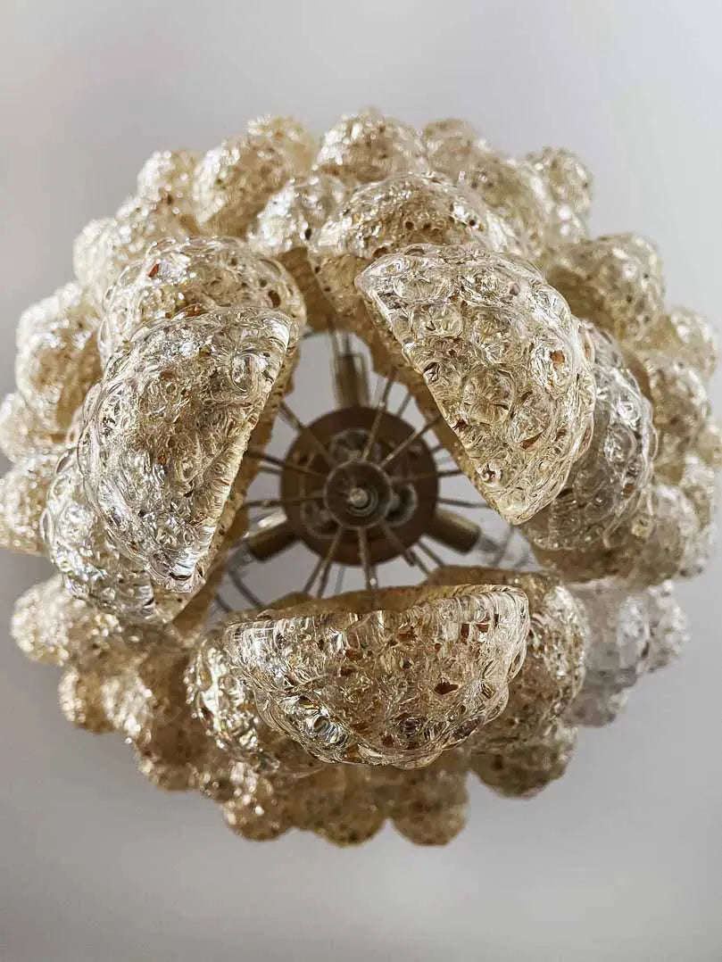 Murano Chandelier – Drop - Amber
