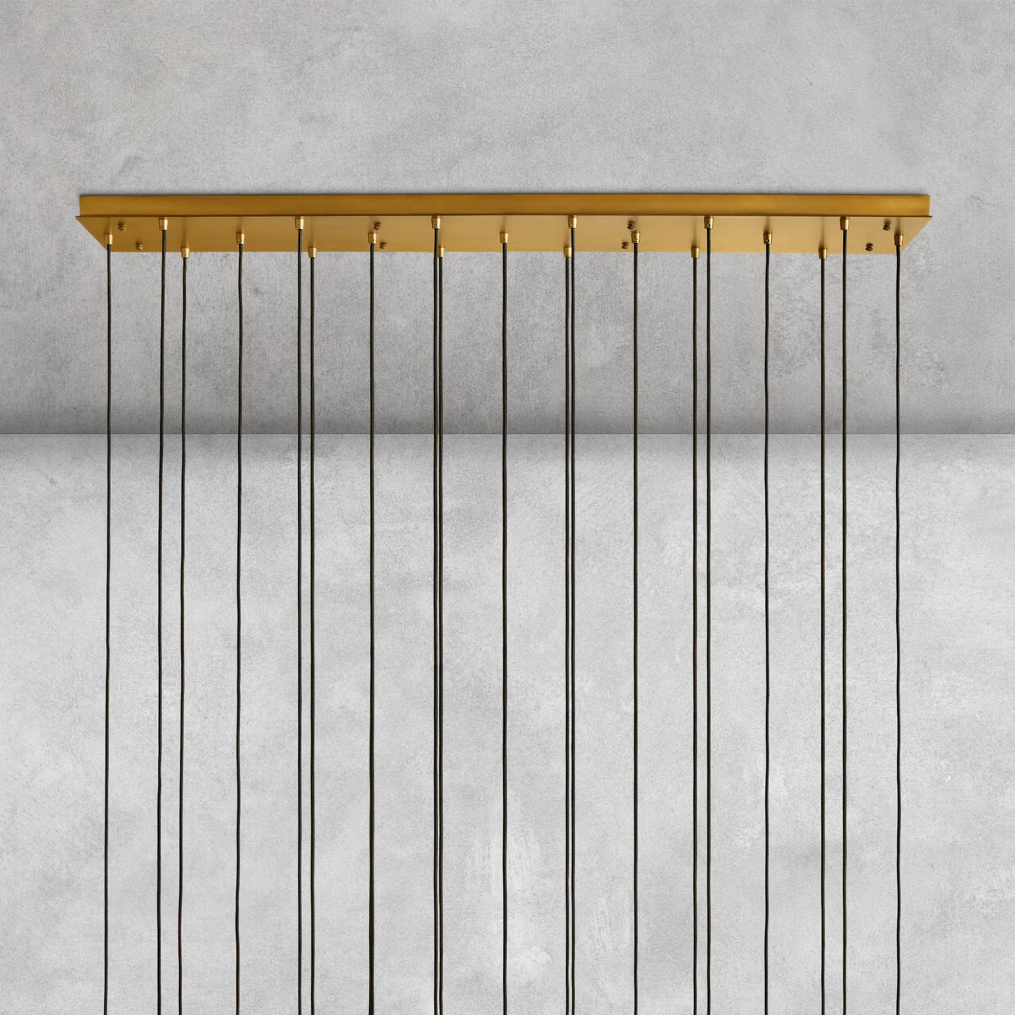 Colleena Linear Fluted Glass Chandelier