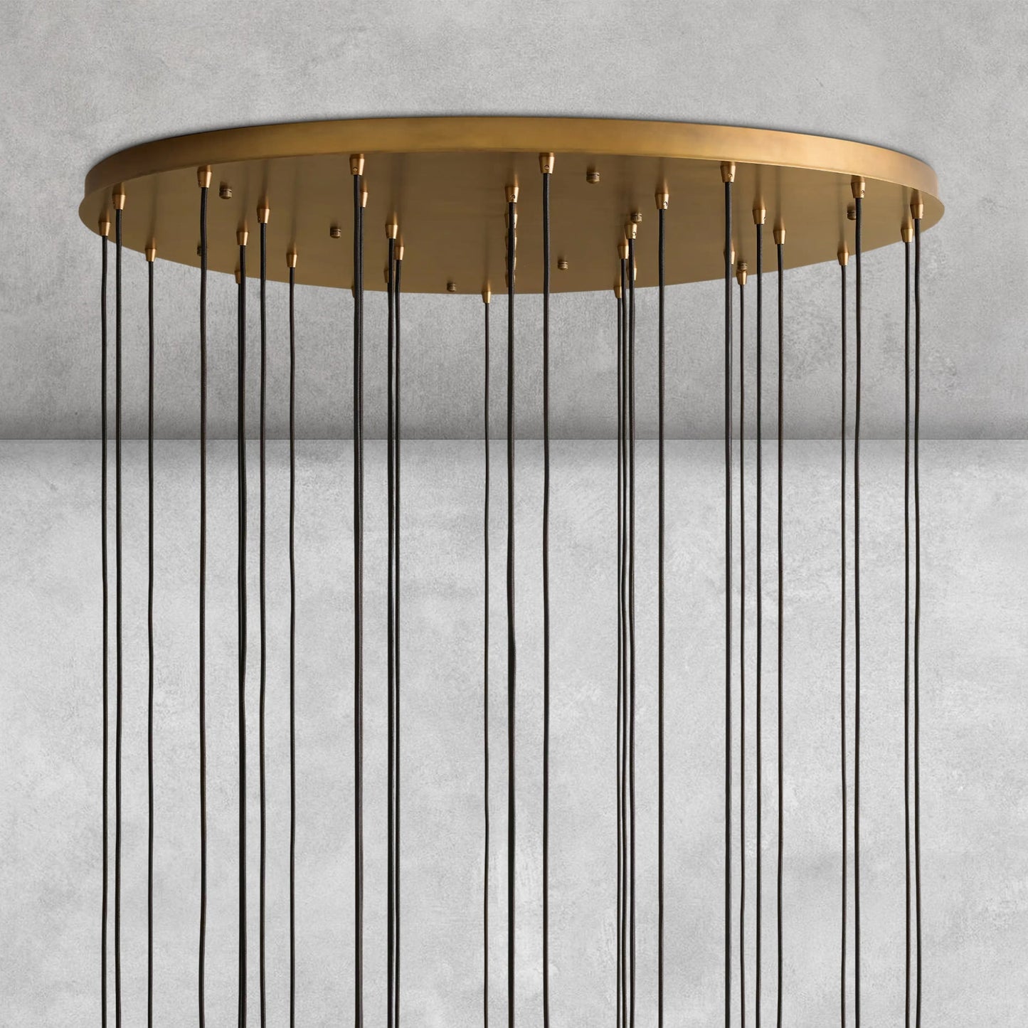 Colleena Fluted Glass Round Chandelier