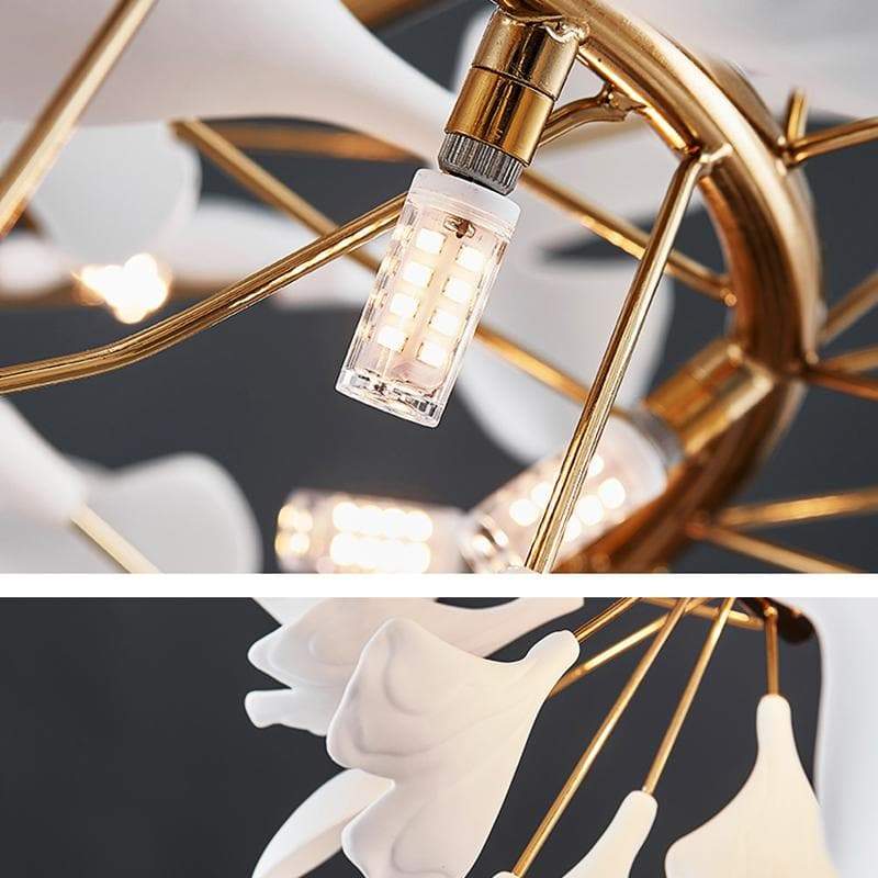 TLL Ginkgo Round Chandelier