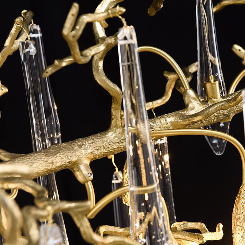 TLL Teardrop Large Teardrop Modern Branch Chandelier