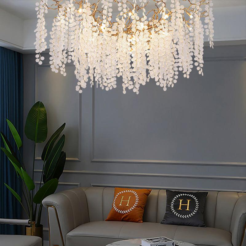 TLL Akari Modern Linear Branch Chandelier