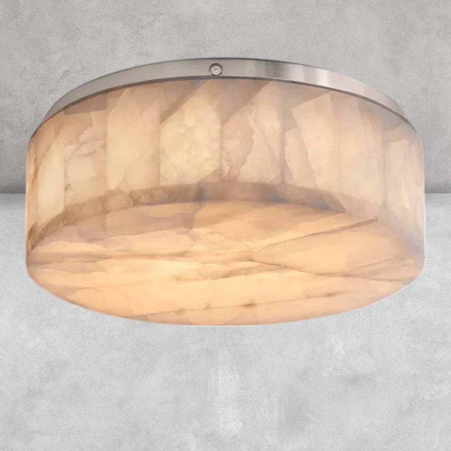 Riora Calcite Round Flushmount 6"10"14"