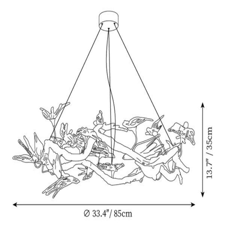Seraph Branch Chandelier