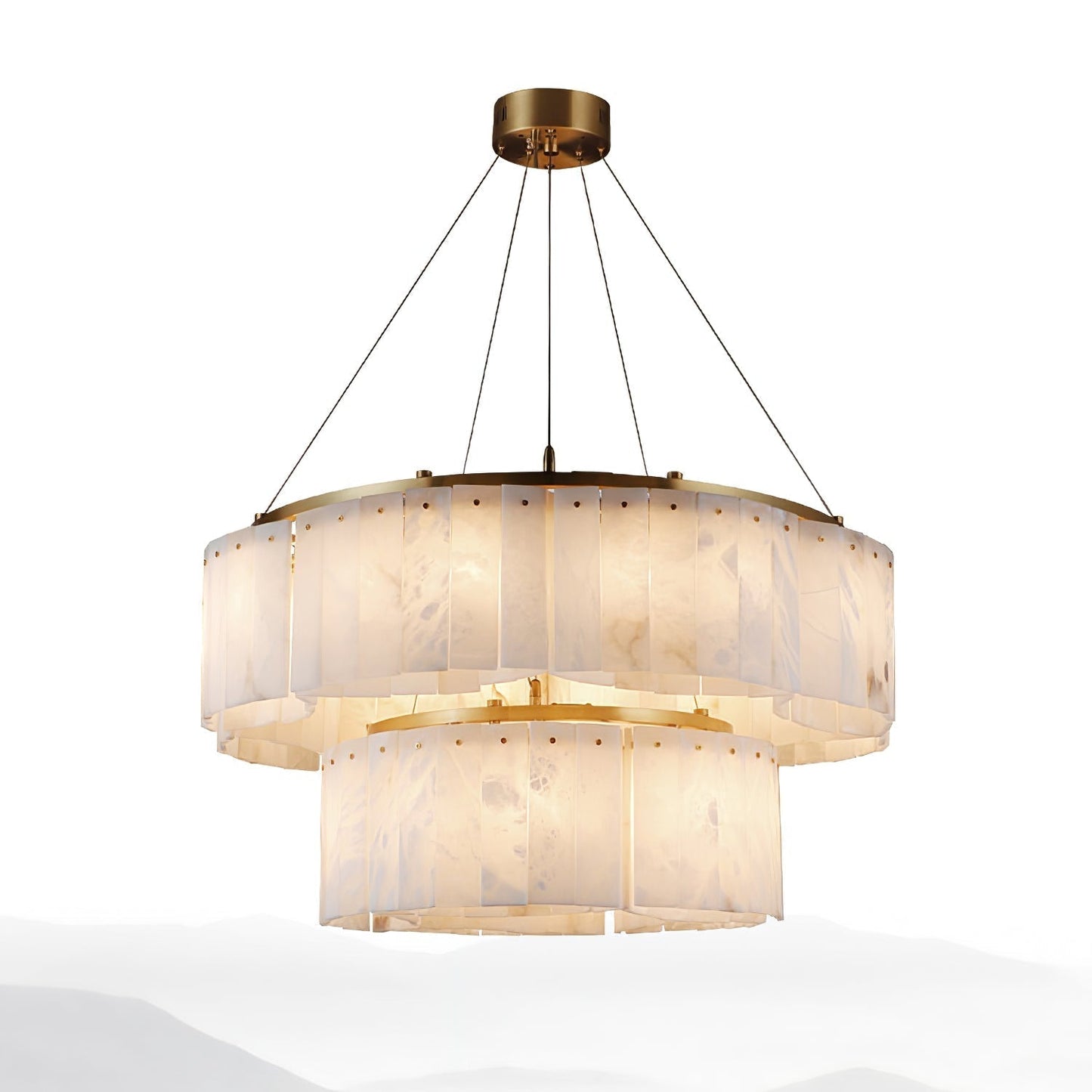 Hexa Alabaster Chandelier