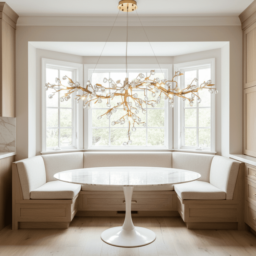 Cherry Blossom Branch Tree Chandelier