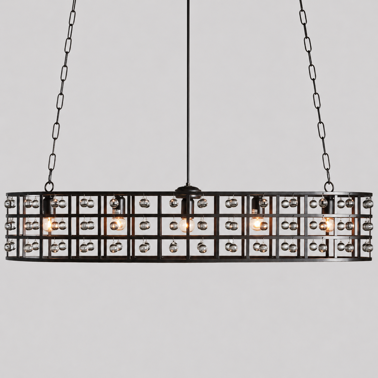 La Cage Oval Chandelier