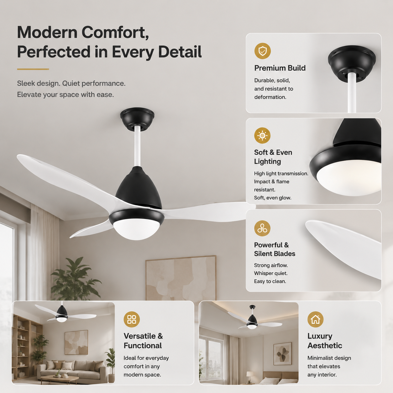AERIS Modern Ceiling Fan