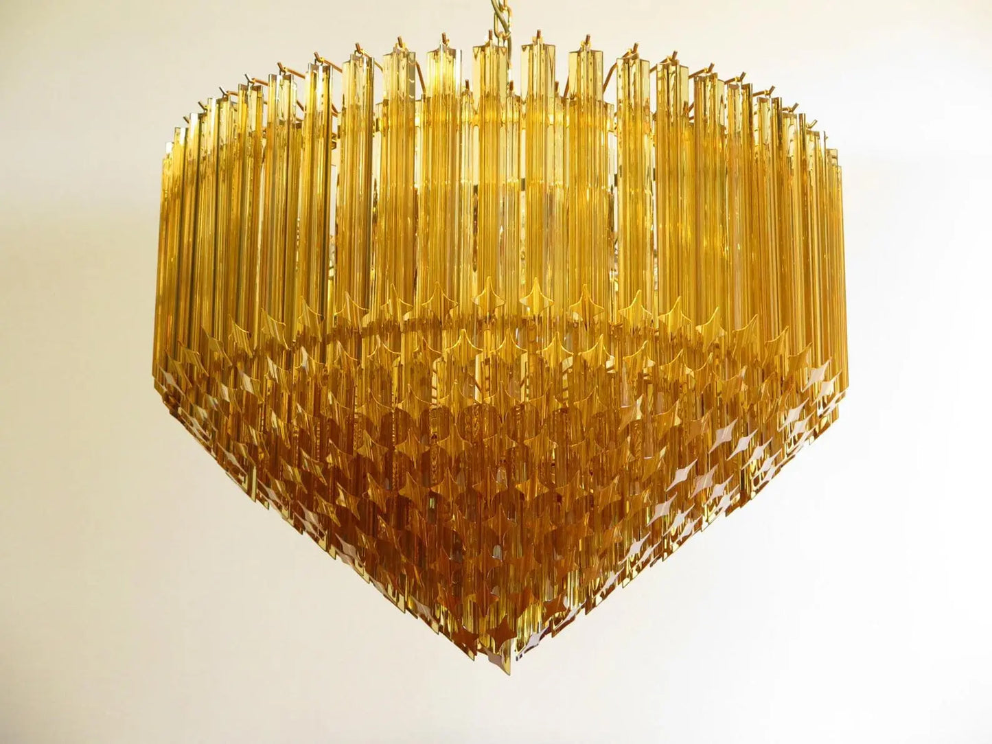 Murano Glass Chandelier – Amber