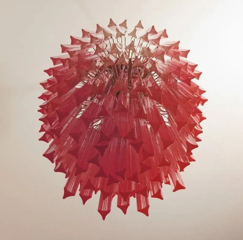 Murano Glass Chandelier – Pink