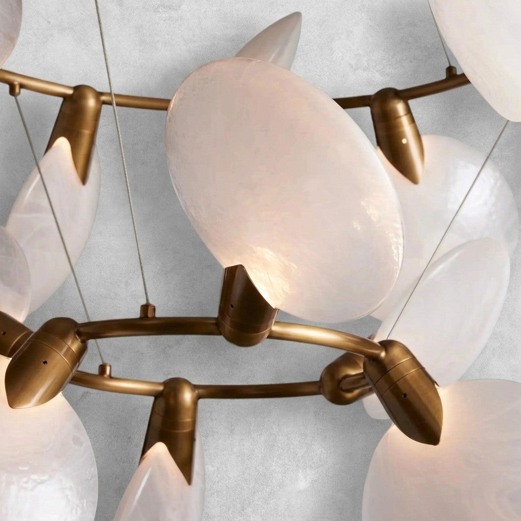 Lyla 2-Tiered Halo Chandelier