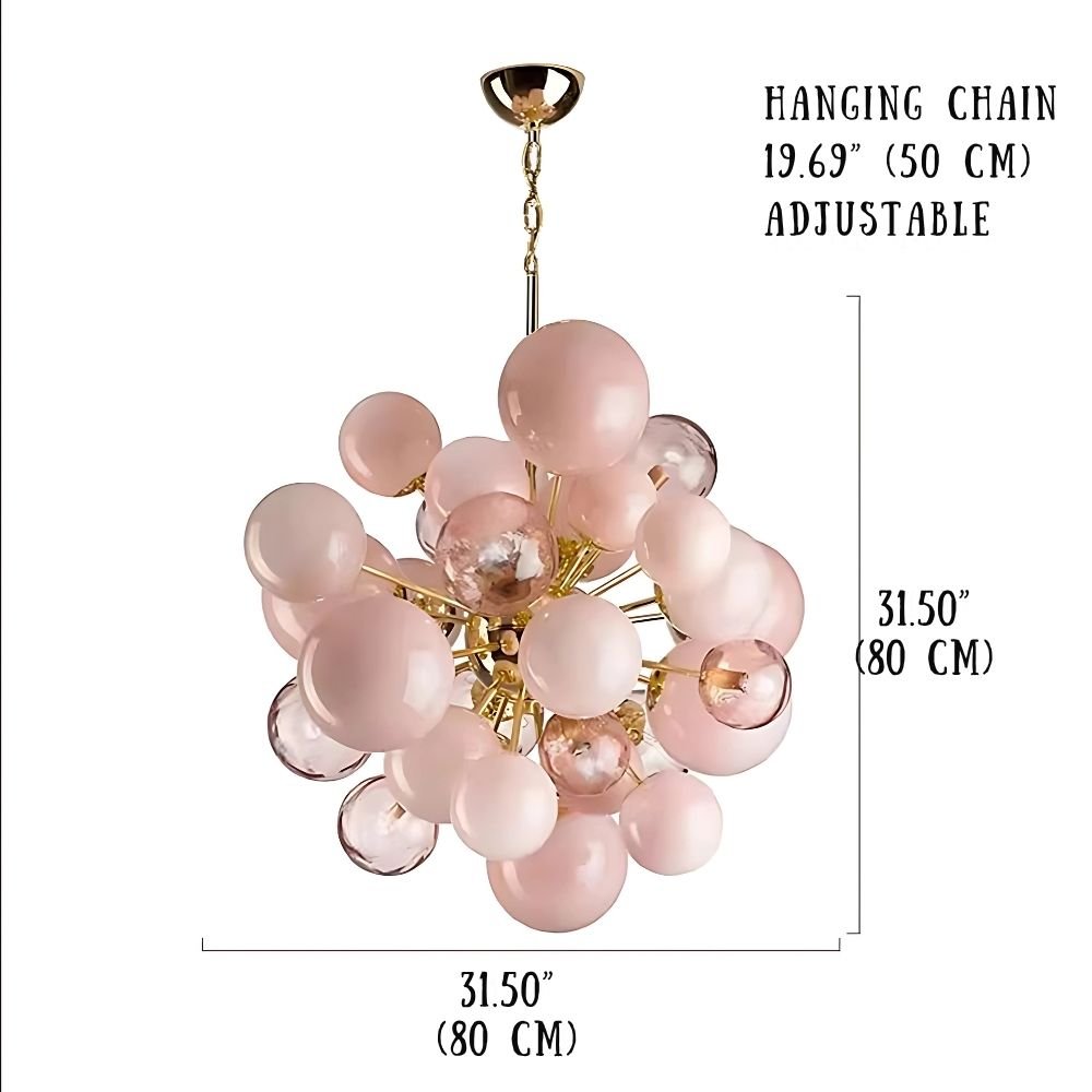 Glass Bubble Chandelier