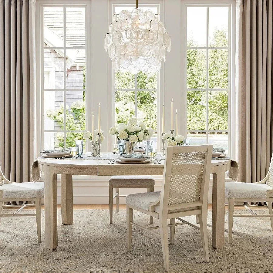 Riviera Glass Disc Chandelier 26"