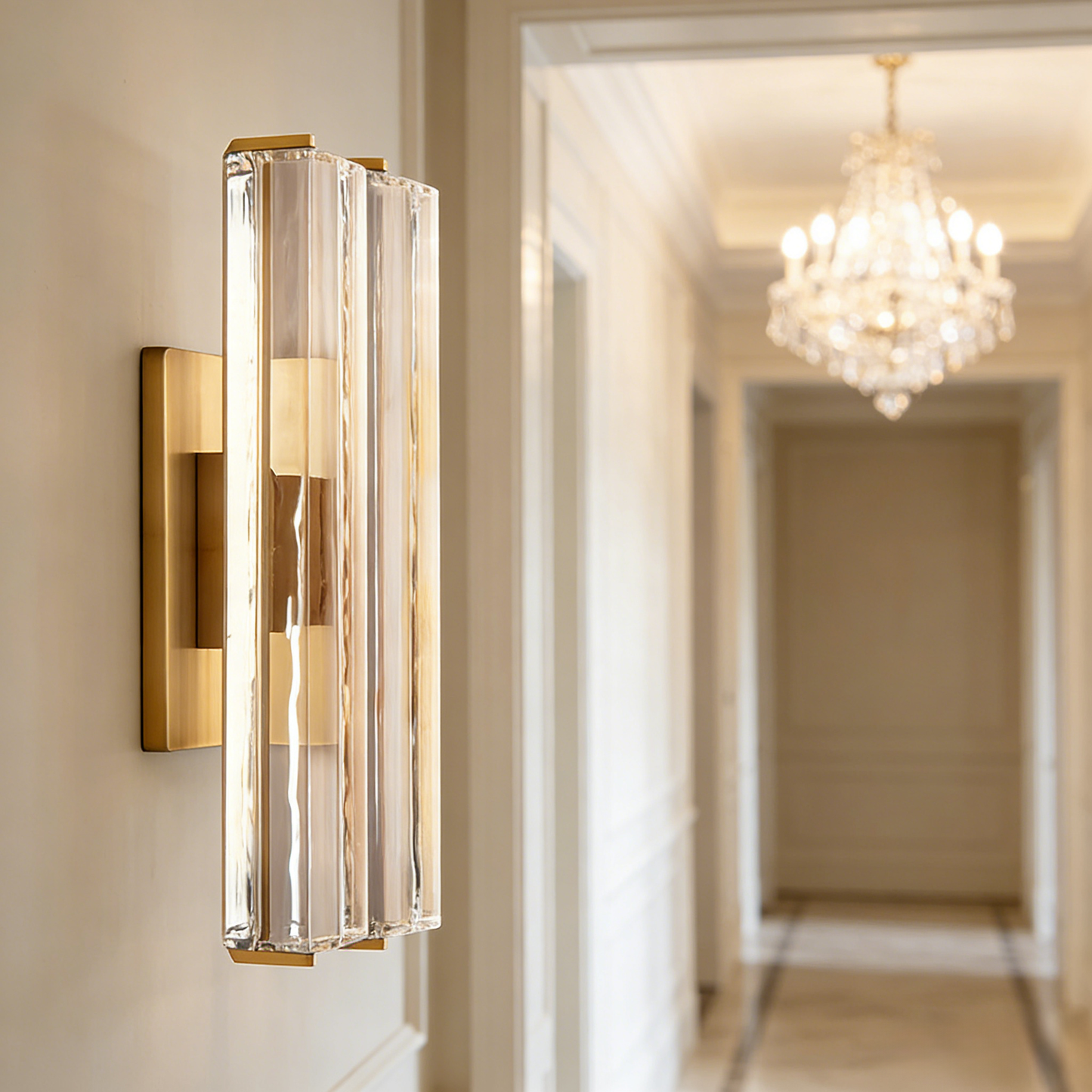 Audocon Crystal Double Sconce