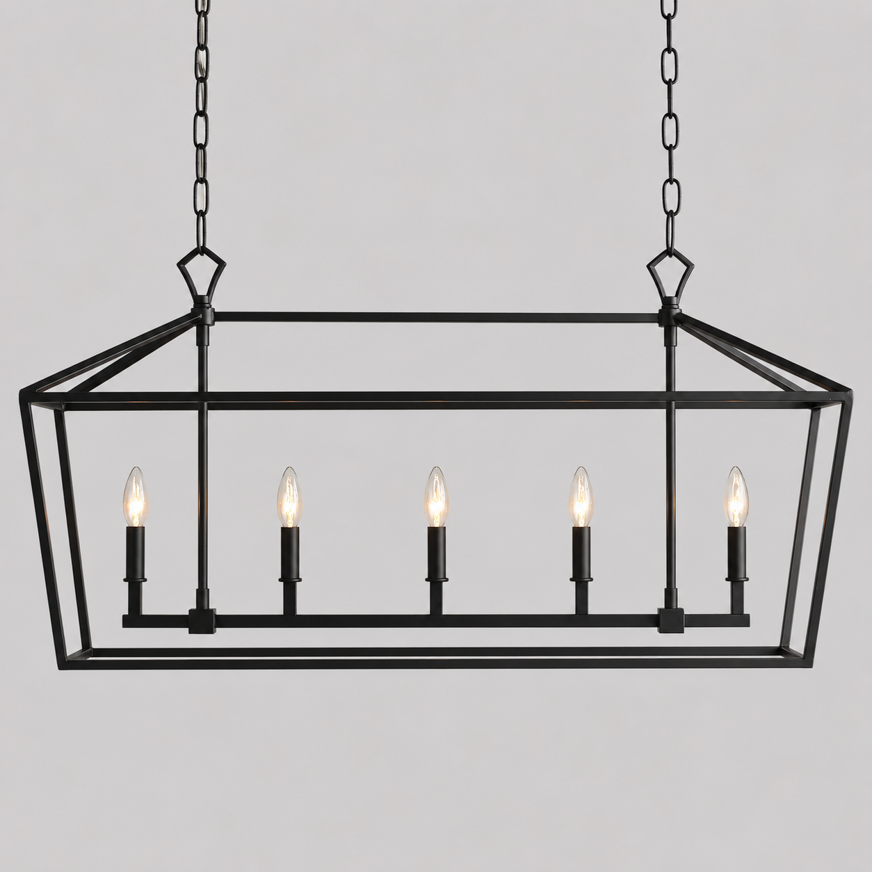 Garnet Rectangular Chandelier