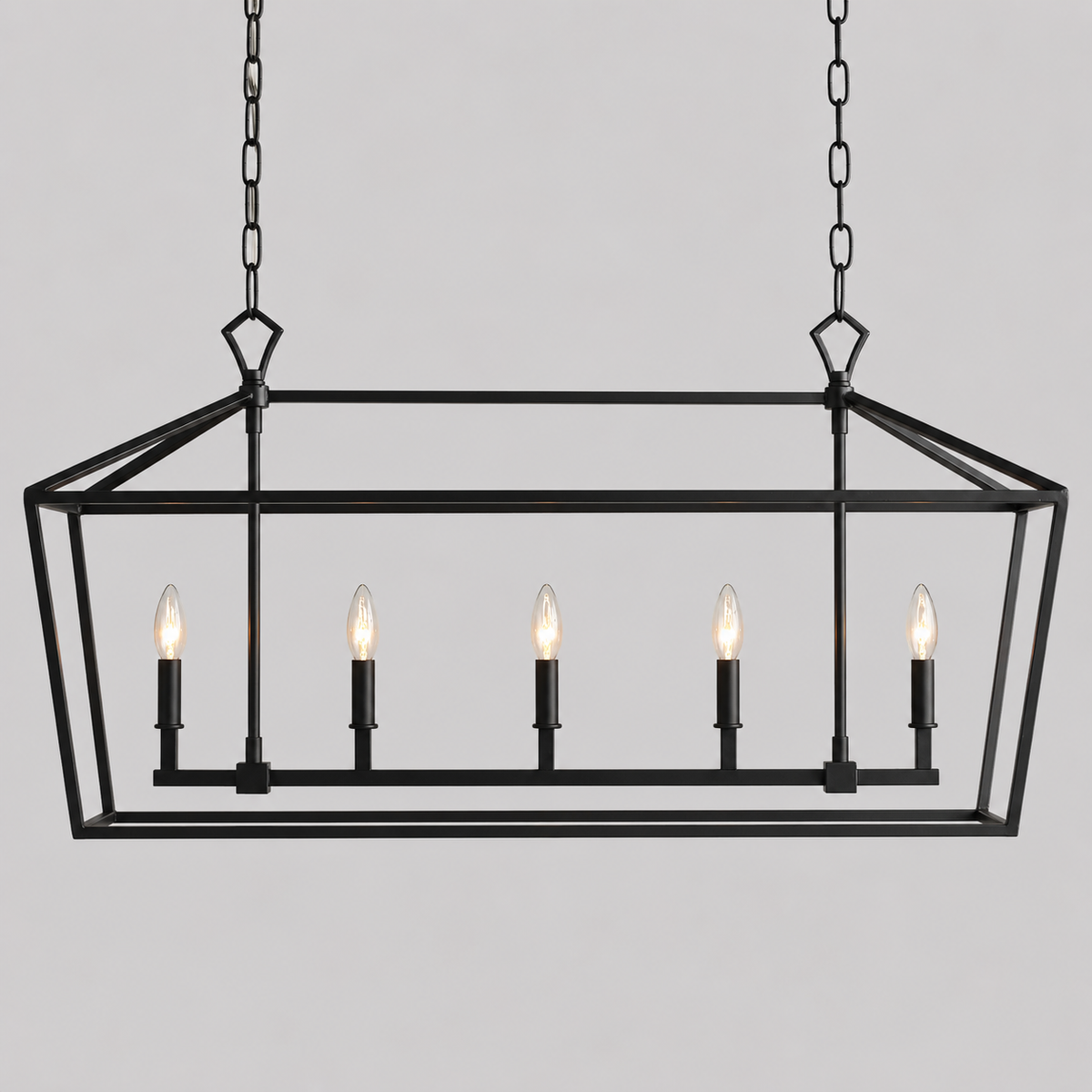 Garnet Rectangular Chandelier