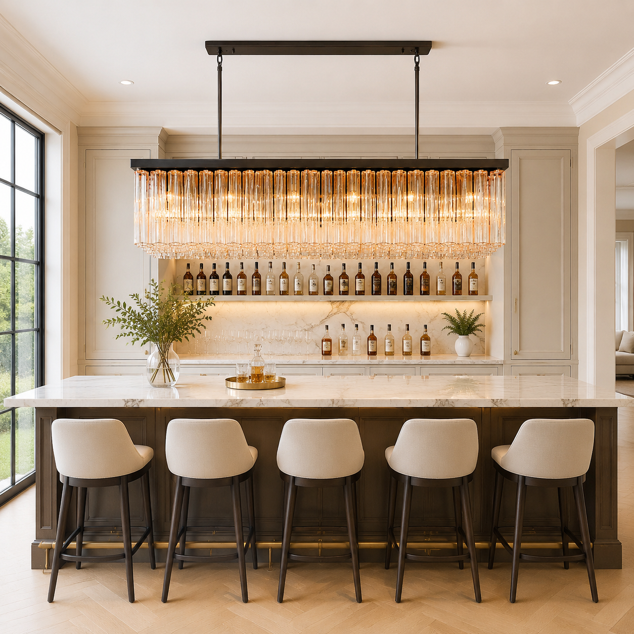 Cirbos Rectangular Chandelier