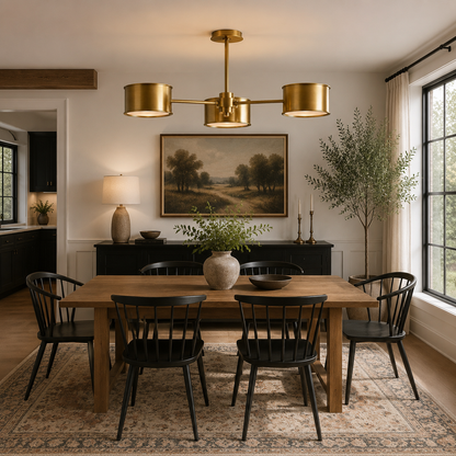 Daphne Metal Flush Mount