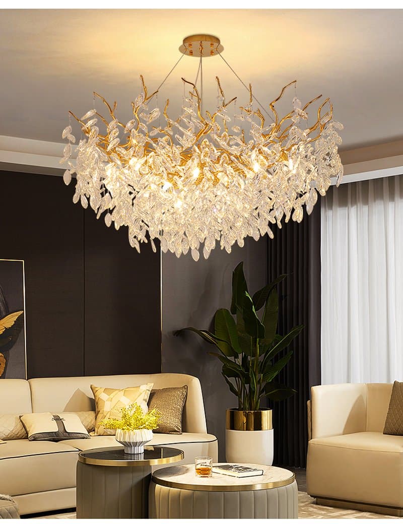 TLL Branch Luxury Polyhedral Crystal Chandelier
