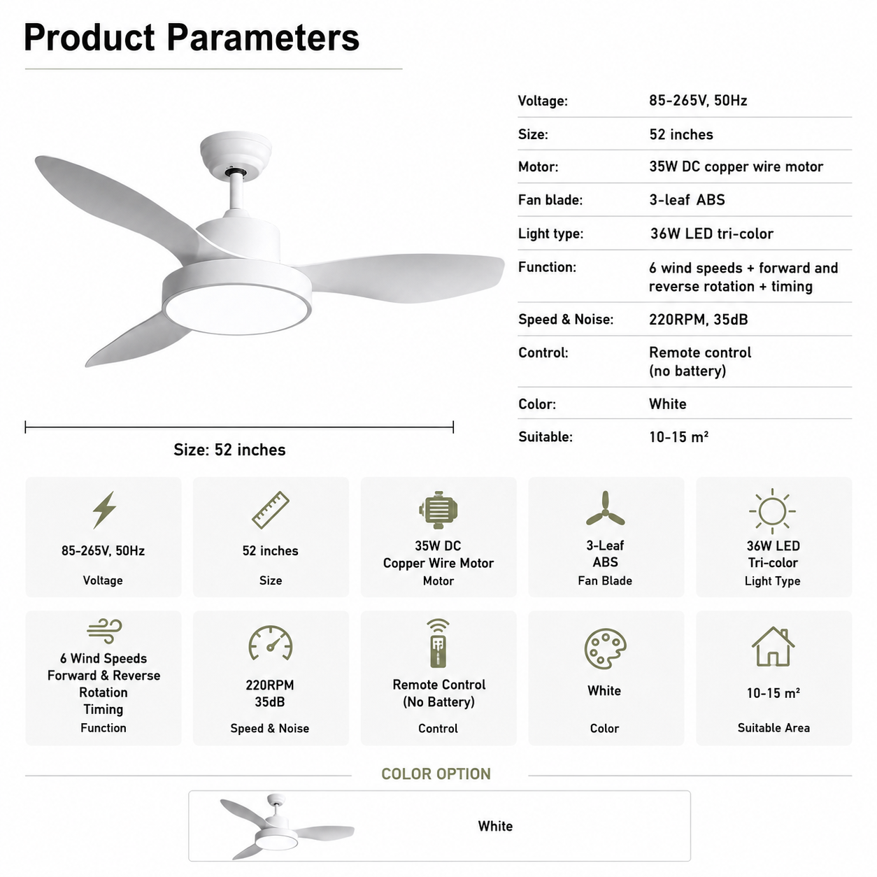 AERIS Ceiling Fan
