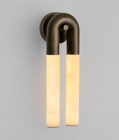 Alabaster Sconce with U shape