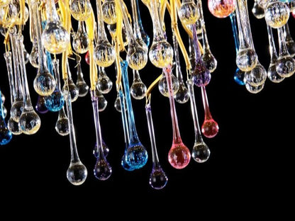 TLL Ran Colorful Crystal Dining Branch Chandelier