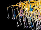 TLL Ran Colorful Crystal Dining Branch Chandelier