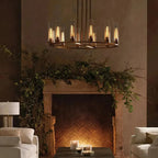 Andreas Round Chandelier 10/12 Light
