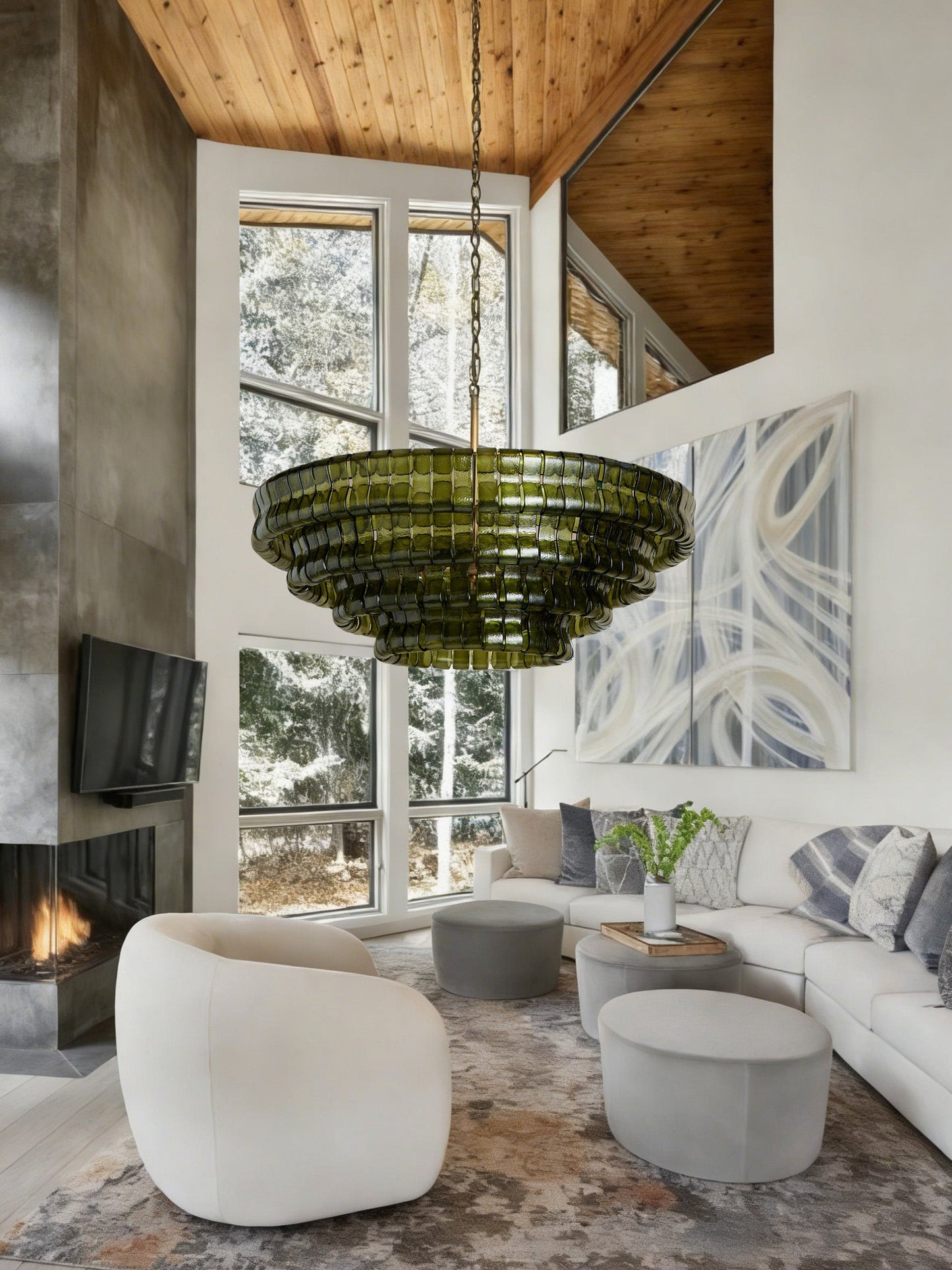 Ghiaccio Round Chandelier