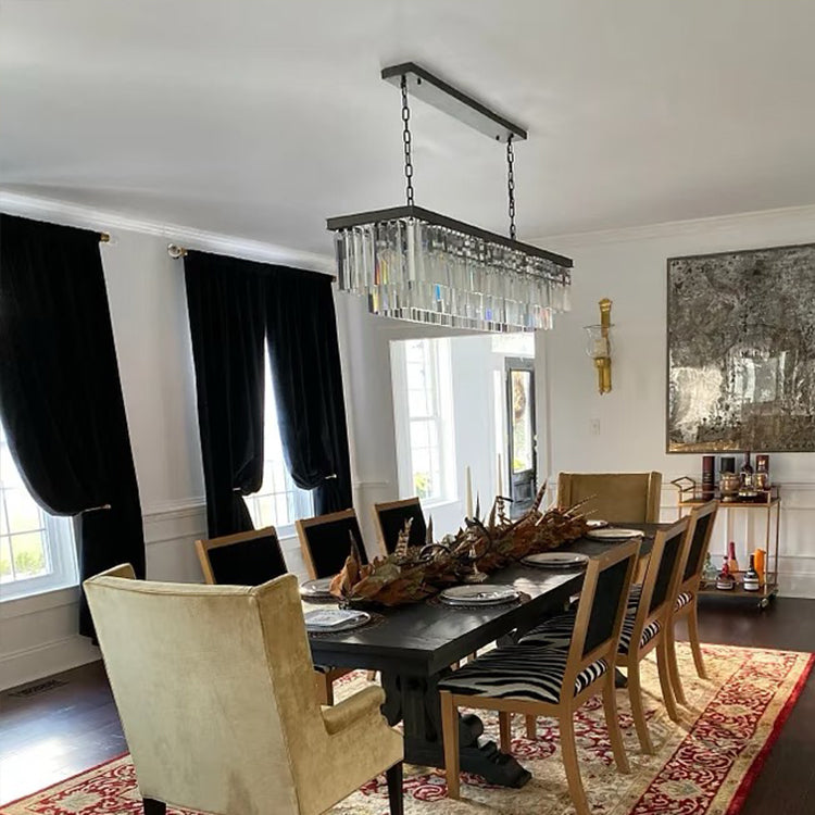 1920s Diomond Rectangular Chandelier
