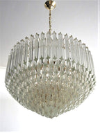 Murano Glass Chandelier – Transparent