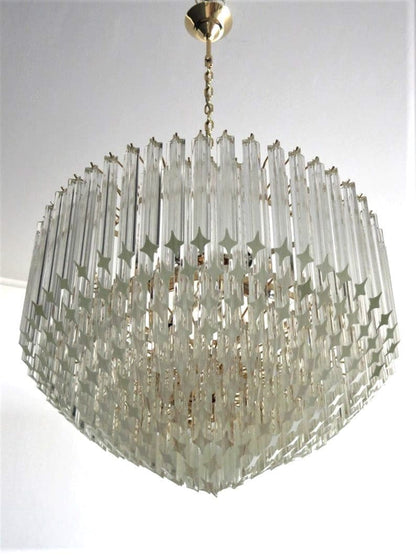 Murano Glass Chandelier – Transparent