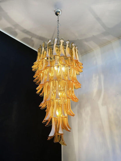 Murano Glass Chandelier – Caramel 31.50"D