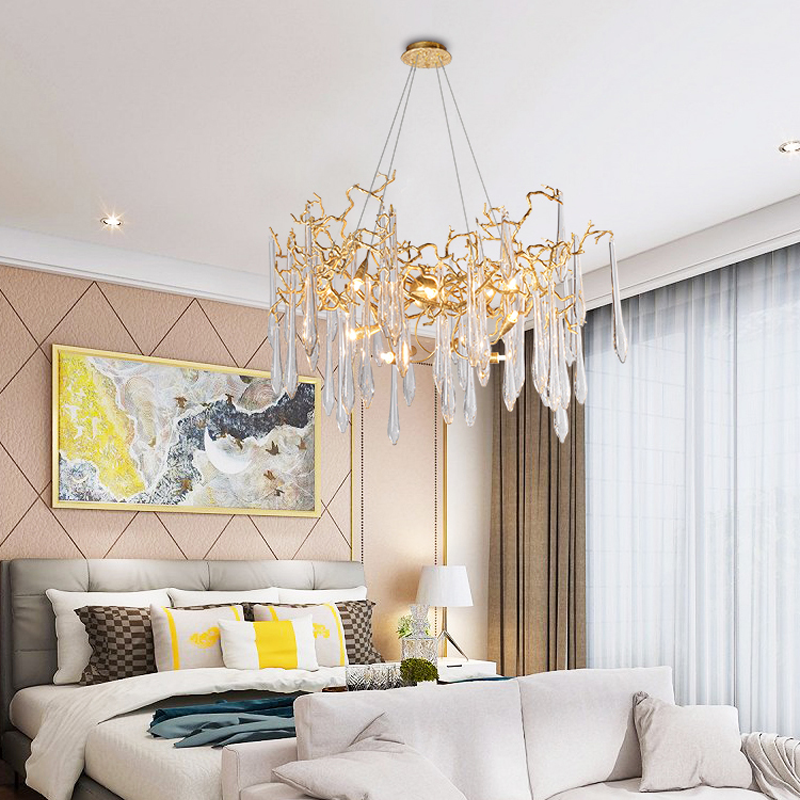 Cecily Modern Crystal Branch Chandelier