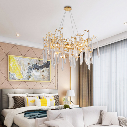 Cecily Modern Crystal Branch Chandelier