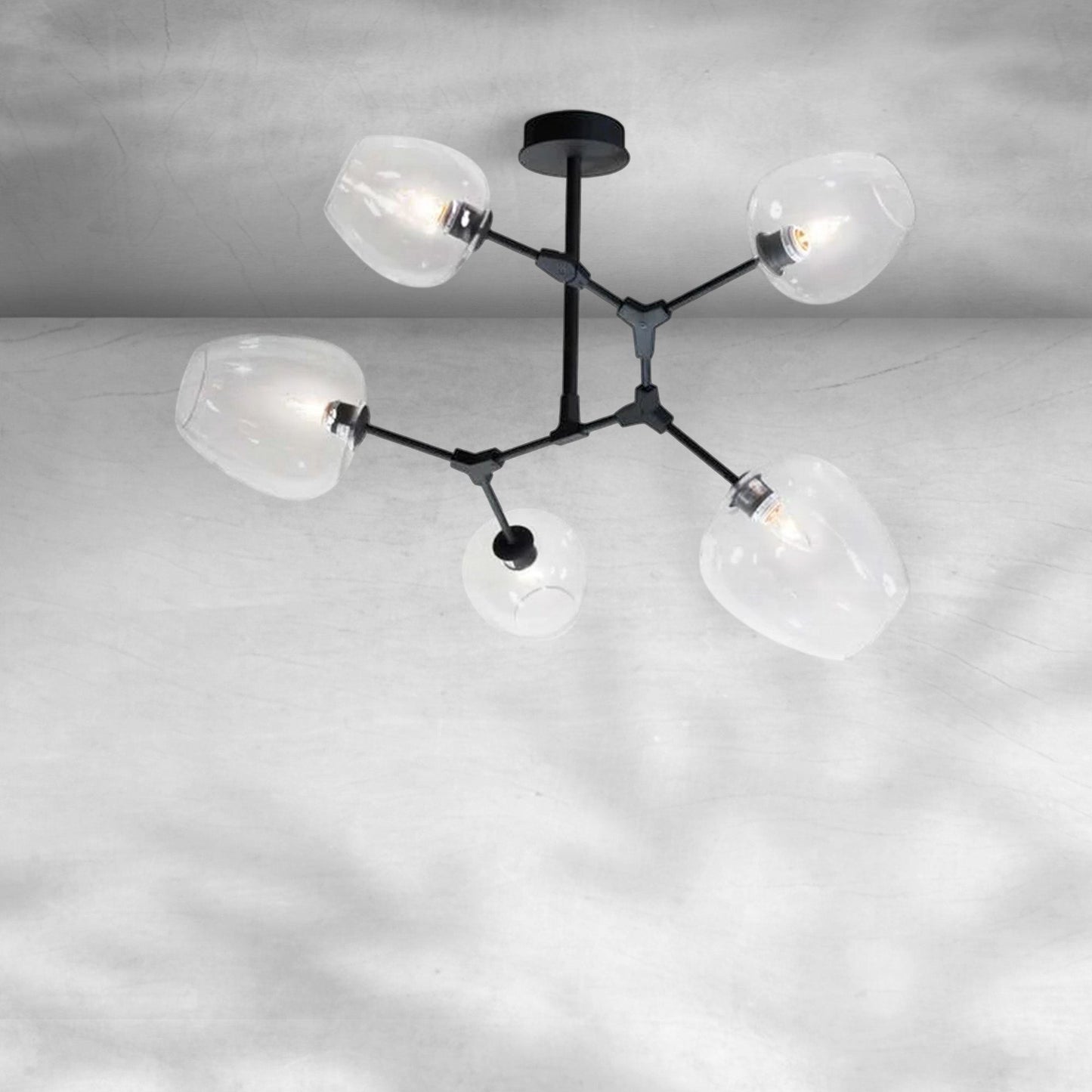 Covington Drop Globe Branching Bubble Chandelier 30''
