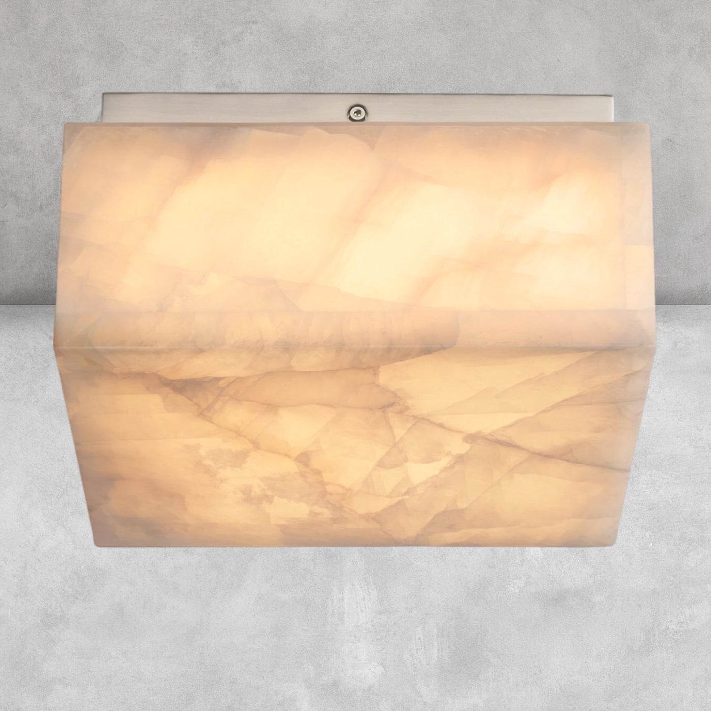 Riora Calcite Square Flushmount 6" 10" 14"