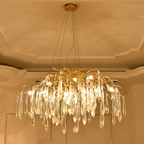 Agnes Brass Branch Crystal Chandelier
