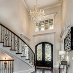 12-Light Clip Plate Chandelier D72 - Gold