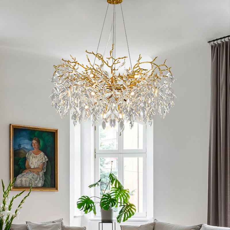 Cleo Branch Crystal Chandelier Light