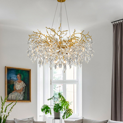 Cleo Branch Crystal Chandelier Light