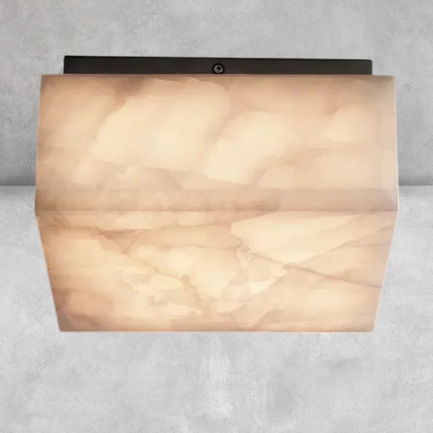 Riora Calcite Square Flushmount 6" 10" 14"
