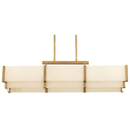 Orleans Linear Alabaster Linear Chandelier