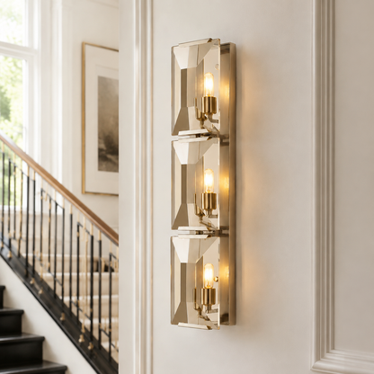 Hadilor CRYSTAL TRIPLE SCONCE
