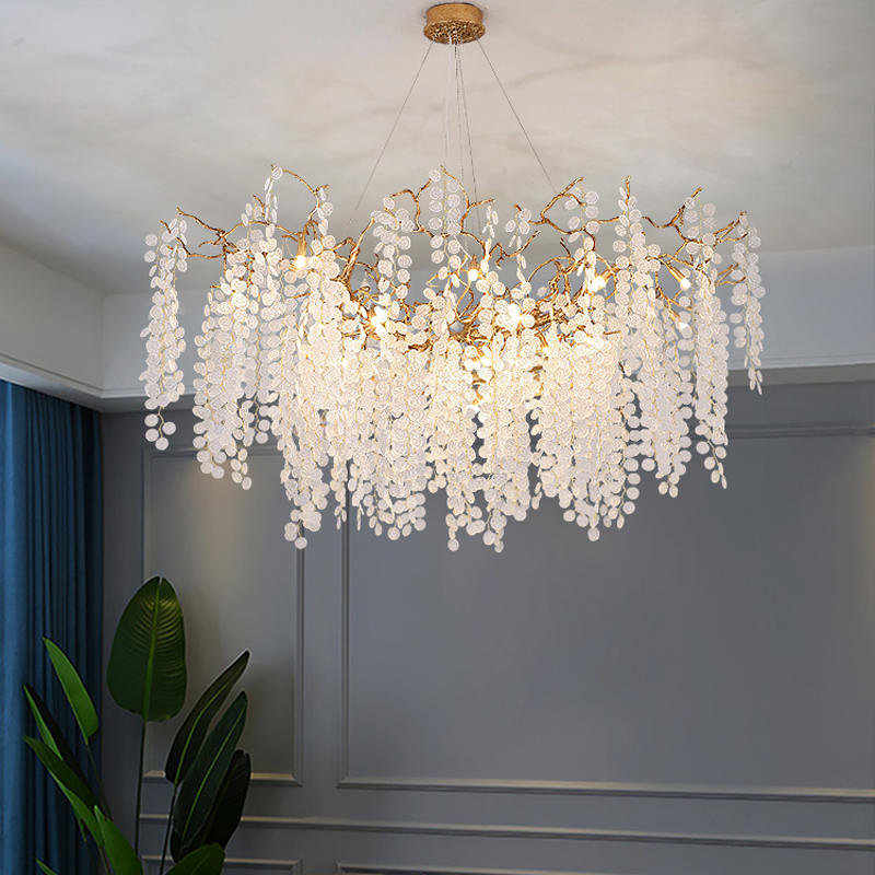 Thirza Branch Crystal Dining Room Chandelier