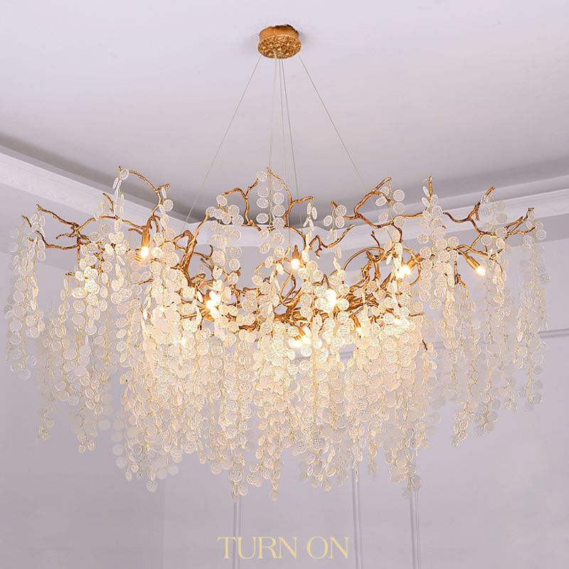 Thirza Branch Crystal Dining Room Chandelier