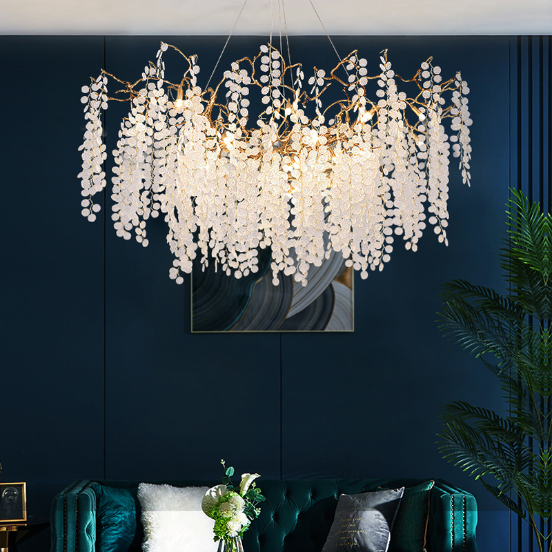 Thirza Branch Crystal Dining Room Chandelier