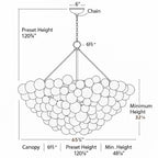 Taroas Round Chandelier