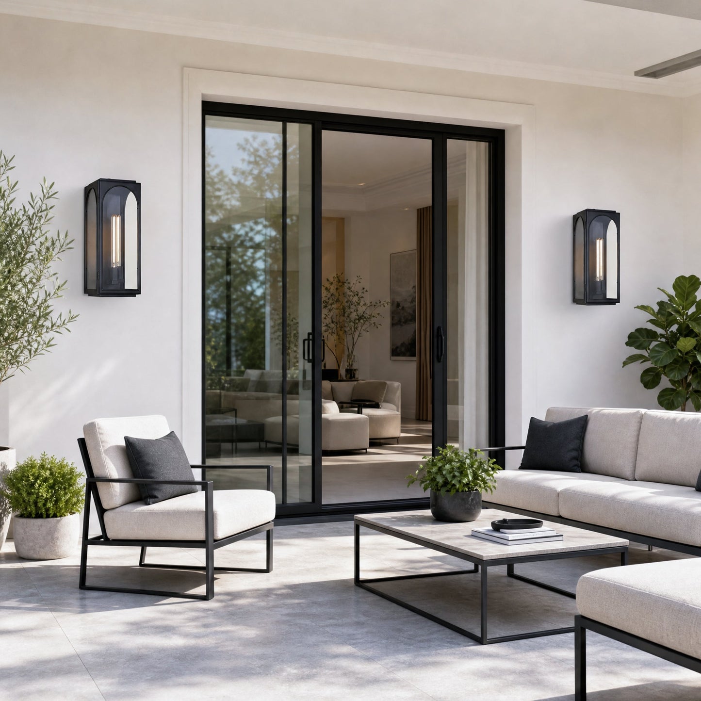 Palladian Outdoor Wall Sconce