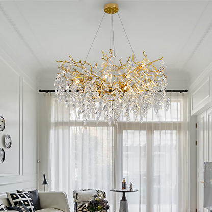 Cleo Branch Crystal Chandelier Light